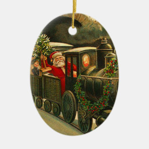 Vintage Santa Christmas ornament