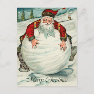 Vintage Santa Christmas Postcard