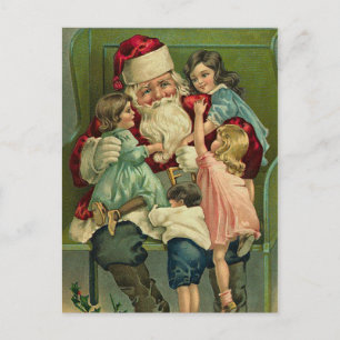 Vintage Santa Christmas Postcards