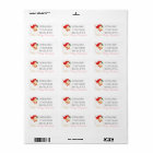 Vintage Santa Christmas Return Address Label