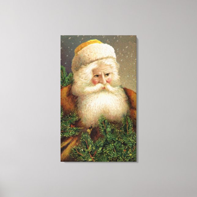 Vintage Santa Claus 11 Canvas Print (Front)