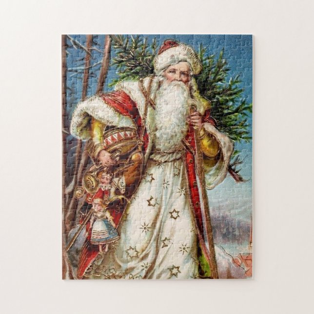 Vintage Santa Claus 5 Jigsaw Puzzle (Vertical)