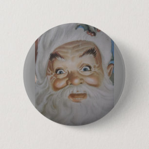 Vintage Santa Claus 6 Cm Round Badge