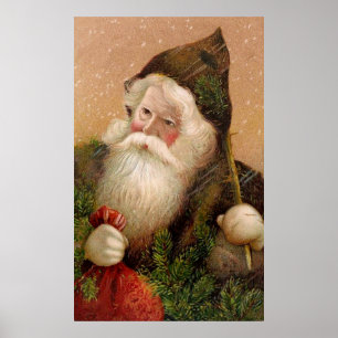 Vintage Santa Claus 8 Poster