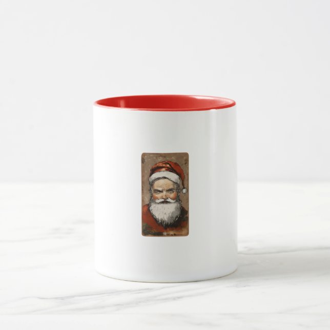 Vintage Santa Claus Art Mug (Center)