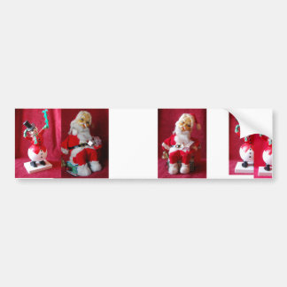 Vintage Santa Claus Bumper Sticker