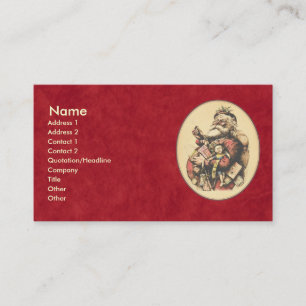 Vintage Santa Claus Business Card