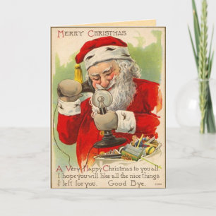 Vintage Santa Claus Card