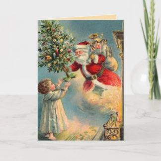 Vintage Santa Claus Christmas Card