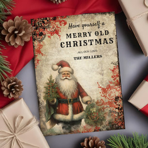 Vintage Santa Claus Christmas Card