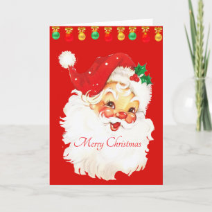 Vintage Santa Claus Christmas Card