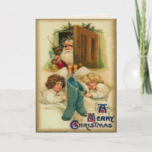 Vintage Santa Claus Christmas Card