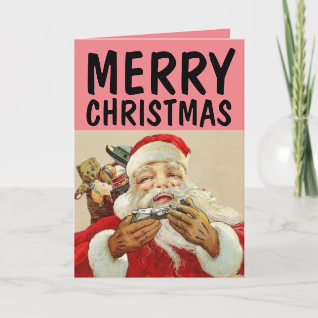 VINTAGE SANTA CLAUS CHRISTMAS CARDS (Front)