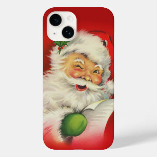 Vintage Santa Claus Christmas Case-Mate iPhone 14 Case