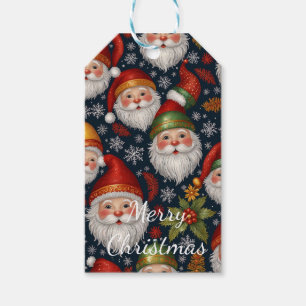 Vintage Santa Claus Christmas Collection Gift Tags