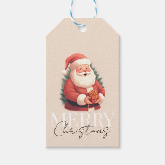 Vintage Santa Claus Christmas Gift Tags