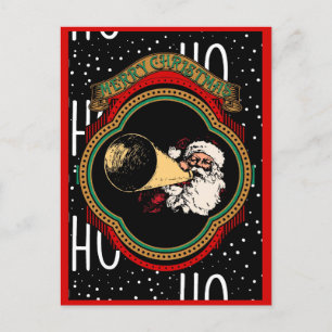 Vintage Santa Claus Christmas Greetings Postcard