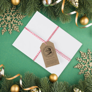 Vintage Santa Claus Christmas Holiday Gift Tags