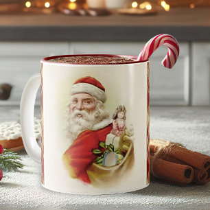 Vintage Santa Claus Christmas Mug