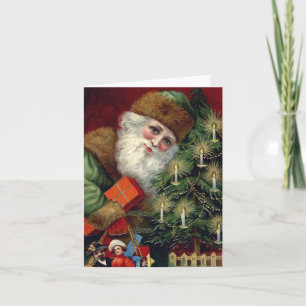 Vintage Santa Claus Christmas Note Cards