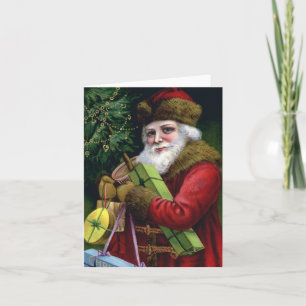 Vintage Santa Claus Christmas Note Cards Notecards