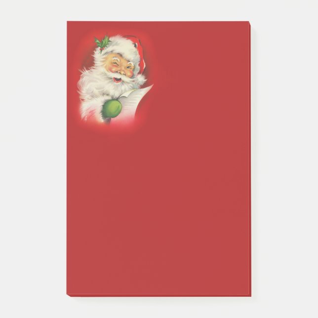 Vintage Santa Claus Christmas Post-it Notes (Front)