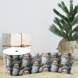 Vintage Santa Claus Christmas Ribbon   Gift Ribbon Grosgrain Ribbon