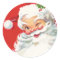 Vintage Santa Claus Christmas sticker