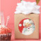 Vintage Santa Claus Christmas sticker