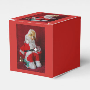 Vintage Santa Claus Christmas Toy Favour Box