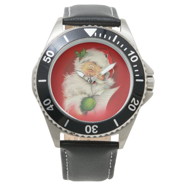 Vintage Santa Claus Christmas Watch (Front)