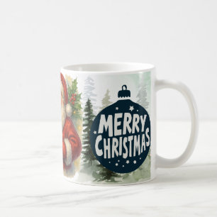Vintage Santa Claus Christmas with Cozy Holiday Coffee Mug