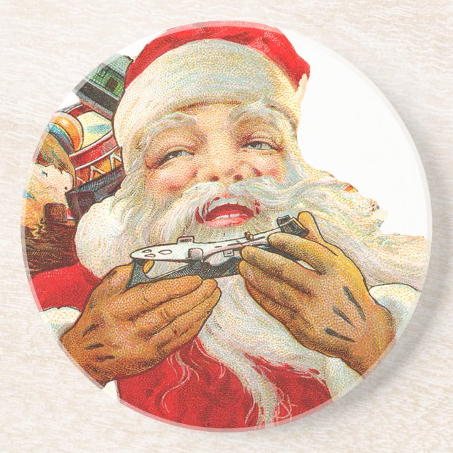 Vintage Santa Claus Coaster (Front)