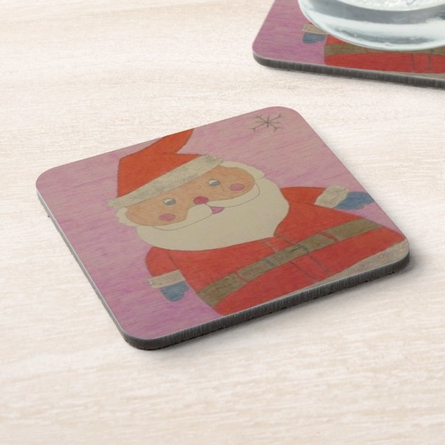 Vintage Santa Claus Coaster (Left Side)