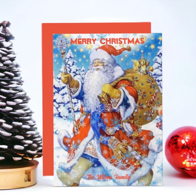 Vintage Santa Claus Custom Merry Christmas Holiday (Creator Uploaded)