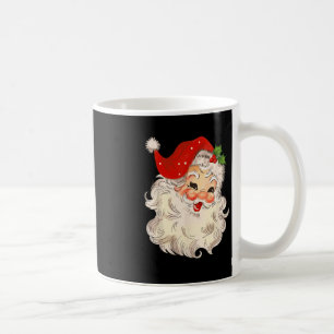 Vintage Santa Claus Face Christmas Xmas Santa Cla Coffee Mug