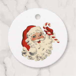 Vintage Santa Claus Favour Tags