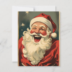 Vintage Santa Claus Holiday Card