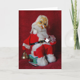 Vintage Santa Claus Holiday Card