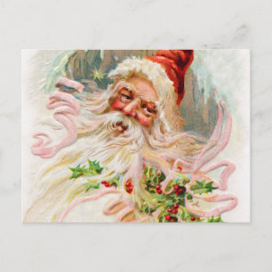 Vintage Santa Claus Holiday Postcard