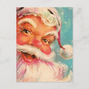 Vintage Santa Claus Holiday Postcard