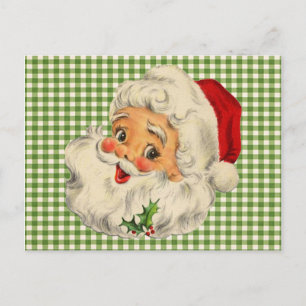 Vintage Santa Claus Holiday Postcard