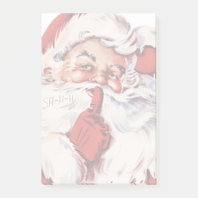 Vintage Santa Claus illustration Post-it Notes (Front)