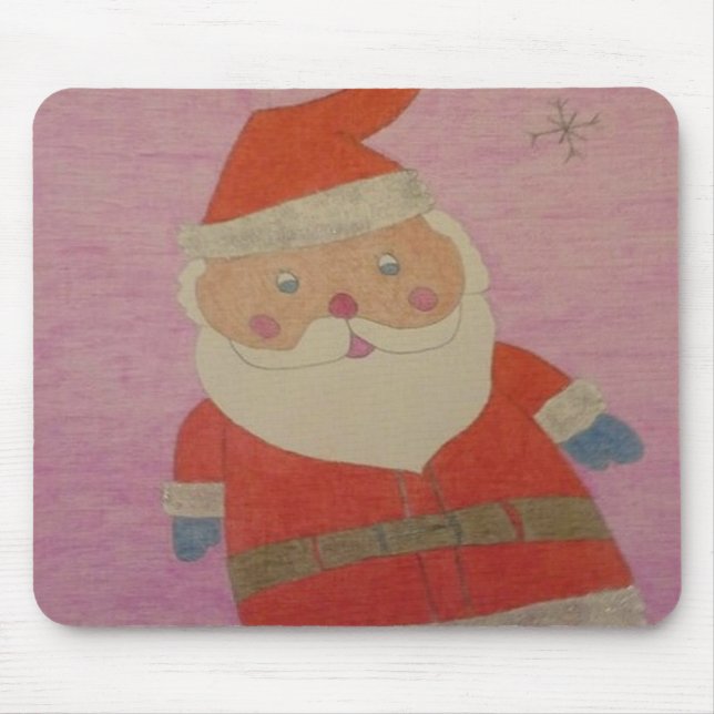 Vintage Santa Claus Mouse Mat (Front)