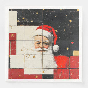 Vintage Santa Claus Napkin