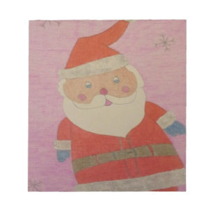 Vintage Santa Claus Notepad