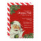 Vintage Santa Claus Red Christmas Invitations
