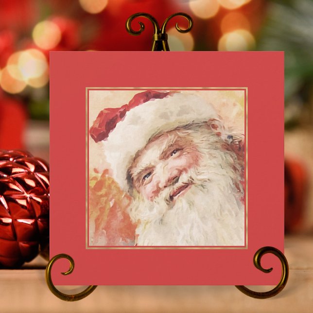 Vintage Santa Claus Retro Christmas Cards (vintage santa claus christmas cards,vintage santa claus,retro christmas cards,vintage christmas card)