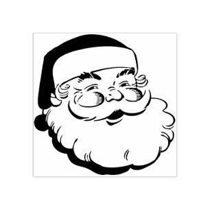 Vintage Santa Claus Rubber Stamp