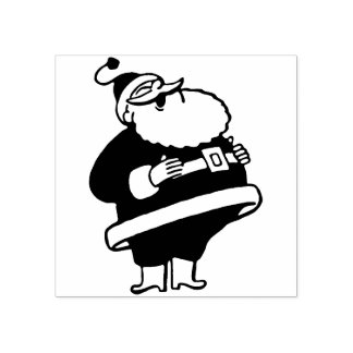 Vintage Santa Claus Rubber Stamp